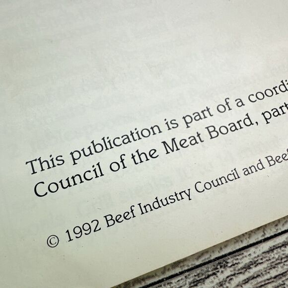 Beef 30 Meals In 30 Minutes Cookbook Booklet Recipes Cooking - Vintage 1992 - Picture 7 of 12